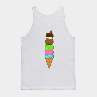 Giant Ice Cream Cone Tank Top